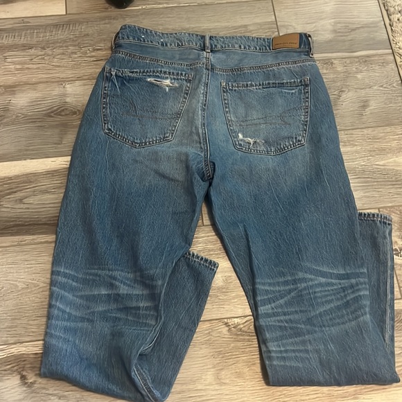 Ripped straight jeans - Picture 4 of 5